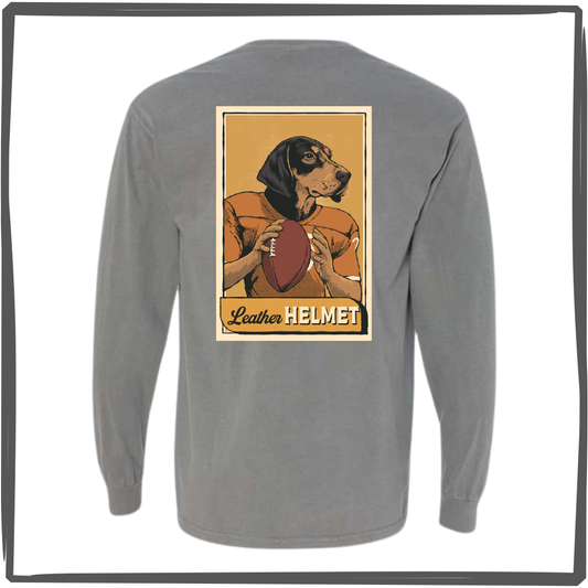 TN Vintage Football Card Long Sleeve Pocket T-Shirt
